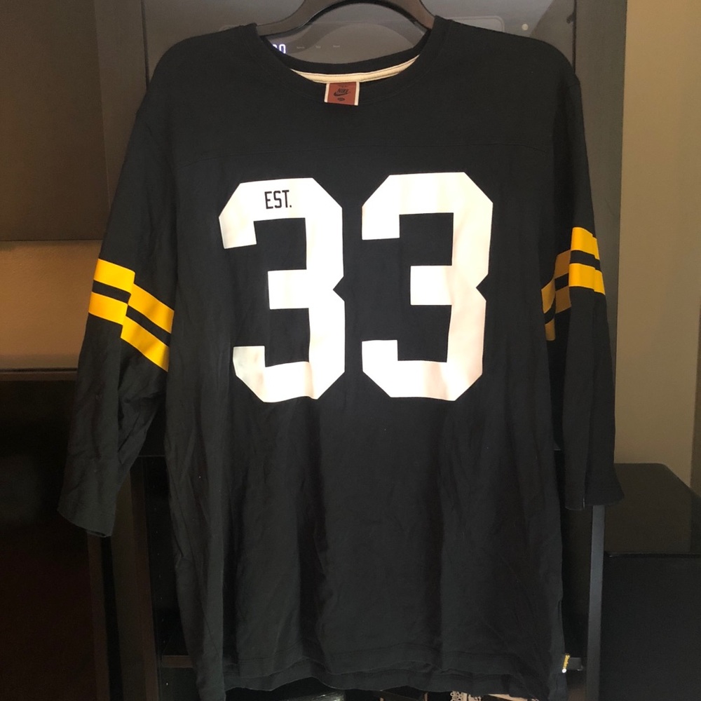 NWOT Nike Pittsburgh Steelers 3/4 Tee